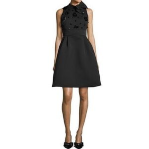 Kate Spade Black Floral Mini Dress